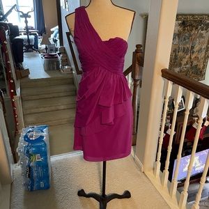 Magenta homecoming dress